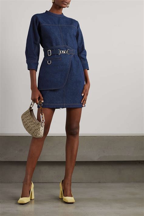 grey fendi shirt|fendi denim dress.